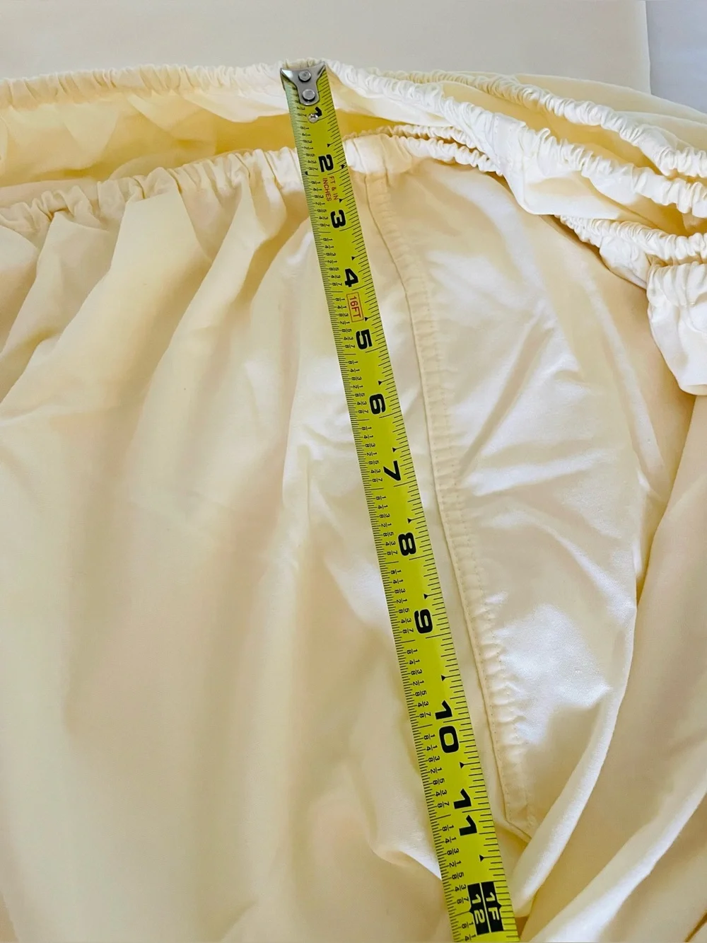 Vintage Coming Home Sheet Set Supima Cotton Blend Lt Yellow Monogram MWL Twin
